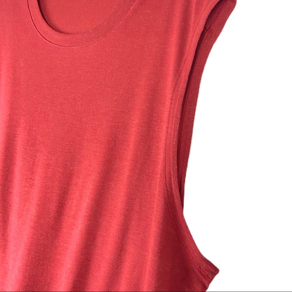 LULULEMON - Men’s Athletic Red Sleeveless Tank Top - Picture 2 of 6